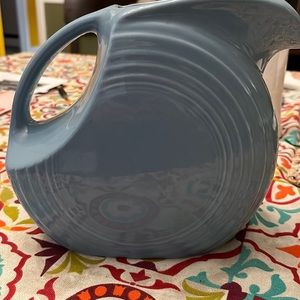 Fiestaware Large Disc Pitcher, Periwinkle